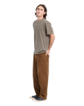 The Volcom Mens Solid Stone Emb T-Shirt in Earth