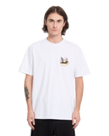 The Volcom Mens Boiler T-Shirt in White