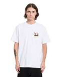 The Volcom Mens Boiler T-Shirt in White