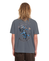 The Volcom Mens Bad Luck T-Shirt in Storm Blue