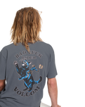 The Volcom Mens Bad Luck T-Shirt in Storm Blue