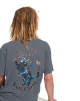The Volcom Mens Bad Luck T-Shirt in Storm Blue