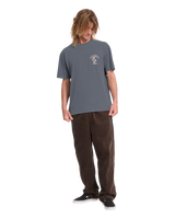 The Volcom Mens Bad Luck T-Shirt in Storm Blue