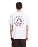 The Volcom Mens Skidder T-Shirt in White