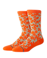 The Stance Mens Thornz Crew Socks in Orange