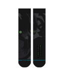 The Stance Mens Alien Crew Socks in Black