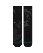 The Stance Mens Alien Crew Socks in Black