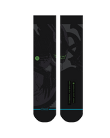 The Stance Mens Alien Crew Socks in Black