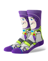 The Stance Mens Buzz Crew Socks in Purple