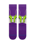 The Stance Mens Buzz Crew Socks in Purple