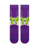 The Stance Mens Buzz Crew Socks in Purple