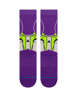 The Stance Mens Buzz Crew Socks in Purple