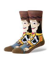 The Stance Mens Woody Crew Socks in Brown