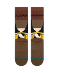 The Stance Mens Woody Crew Socks in Brown