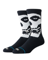 The Stance Mens Beware Crew Socks in Black