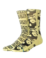 The Stance Mens Collection Crew Socks in Melon