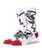 The Stance Mens Skeleton Crew Socks in White