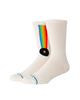 The Stance Mens Aperture Crew Socks in White