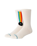 The Stance Mens Aperture Crew Socks in White