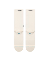 The Stance Mens Aperture Crew Socks in White