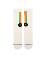 The Stance Mens Aperture Crew Socks in White