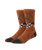 The Stance Mens Chewie Crew Socks in Brown
