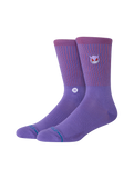 The Stance Mens Gengar Crew Socks in Purple