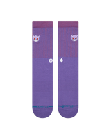 The Stance Womens Womens Gengar Crew Socks in Purple