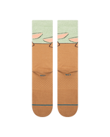 The Stance Mens Grogu Hungry Crew Socks in Green