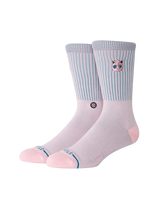 The Stance Womens Womens Jigglypuff Crew Socks in Pink