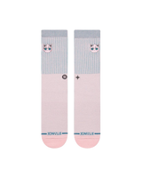 The Stance Womens Womens Jigglypuff Crew Socks in Pink