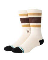 The Stance Mens Boyd Crew Socks in Dark Brown