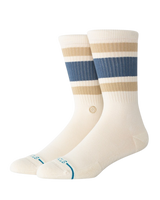 The Stance Mens Boyd Crew Socks in Ivory