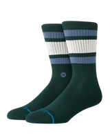 The Stance Mens Boyd Crew Socks in Pine