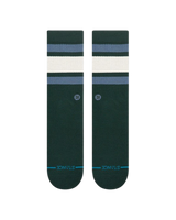 The Stance Mens Boyd Crew Socks in Pine