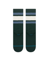 The Stance Mens Boyd Crew Socks in Pine