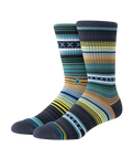 Curren Crew Socks in Deep Teal