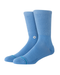 Icon Pop Crew Socks in Capriblue