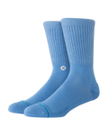 Icon Pop Crew Socks in Capriblue