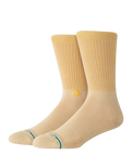 The Stance Mens Icon Pop Crew Socks in Sand