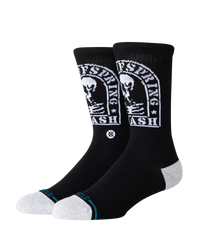 The Stance Mens Smashed Crew Socks in Black