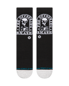The Stance Mens Smashed Crew Socks in Black