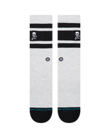 Boyd Skull Crew Socks in Heathergrey