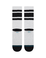 Boyd Skull Crew Socks in Heathergrey