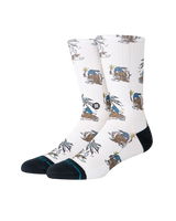 The Stance Mens Castaway Crew Socks in Canvas