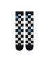 The Stance Mens Chef Check Crew Socks in Black