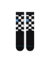 The Stance Mens Chef Check Crew Socks in Black