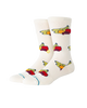 The Stance Mens Fruits Crew Socks in Canvas