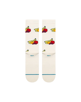 The Stance Mens Fruits Crew Socks in Canvas