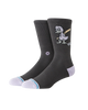 The Stance Mens Lights Out Crew Socks in Charcoal